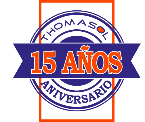 Logo Thomasol 15 años